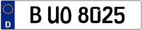 Truck License Plate
